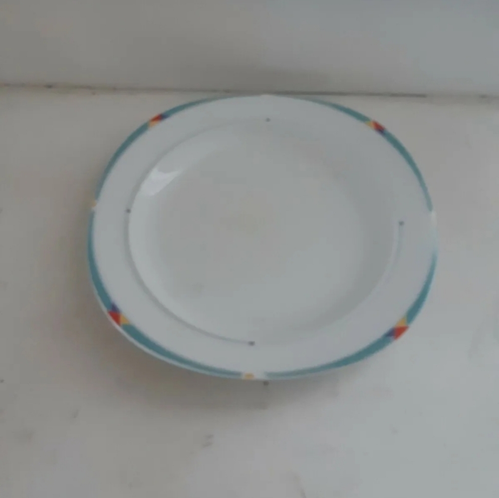 MIKASA Fine china L.A. Style Turquoise #M2553 Dessert Or Salade  Plates